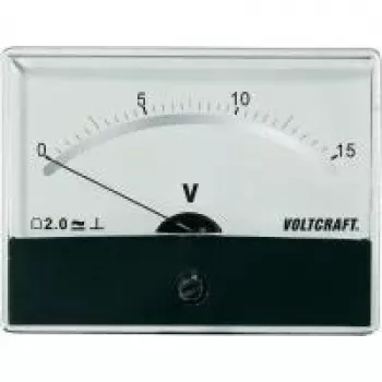 Voltcraft AM-86X65/15V/DC montavimo matavimo prietaisas 15 V nuolatinės srovės magnetoelektrinis indikatorius