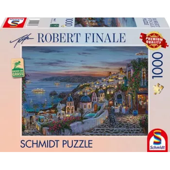 Robert Finale: Santorini Saulėlydis, Dėlionė 1000 dalių