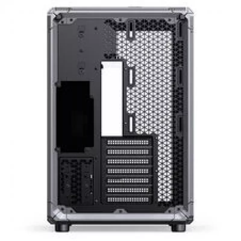Korpusas Jonsbo X400, Midi-Tower ATX, grūdinto stiklo šoninis dangtelis, pilkas