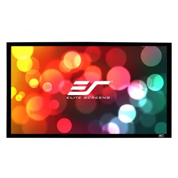 Elite Screens SableFrame Series ER100WH1 fiksuoto rėmelio projekcinis ekranas 100 colių 16:9