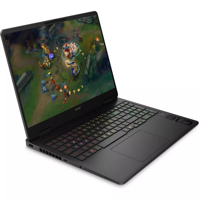 HP OMEN 16-ap0192ng, žaidimų nešiojamas kompiuteris, juodas, AMD Ryzen 9 8940HX, NVIDIA GeForce RTX 5070, 16 GB DDR5, 1 TB SSD, be operacinės sistemos