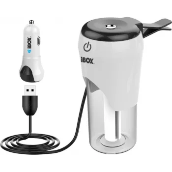 iBox ICCH-01 automobilinis USB įkroviklis su oro drėkintuvu ir aromadifuzoriumi