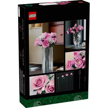 LEGO BOTANICALS 10374 Rožinė rožių puokštė