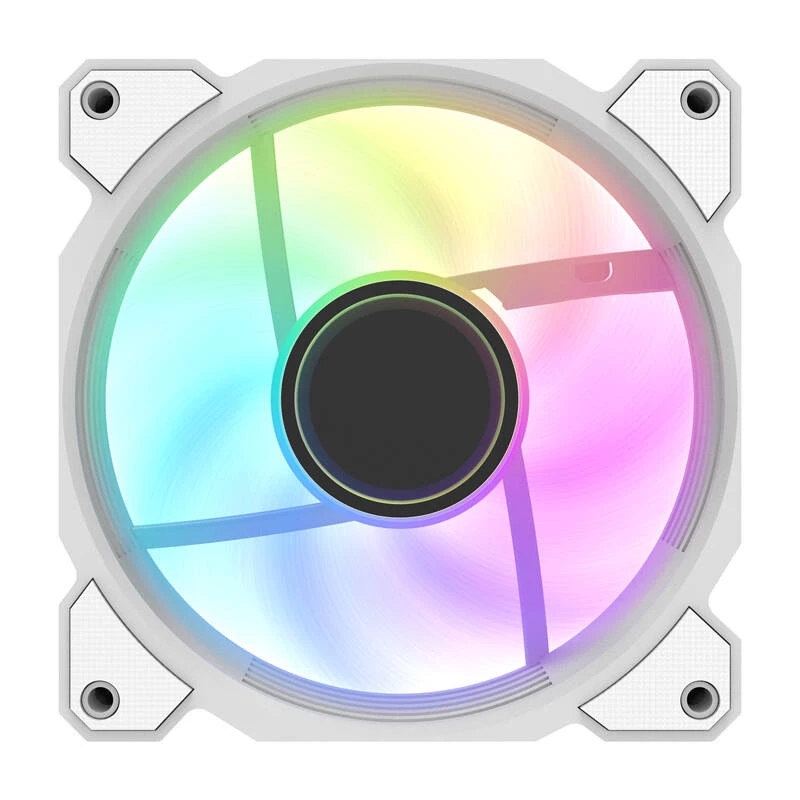 Darkflash DR08 120 mm PWM A-RGB ventiliatorius baltas