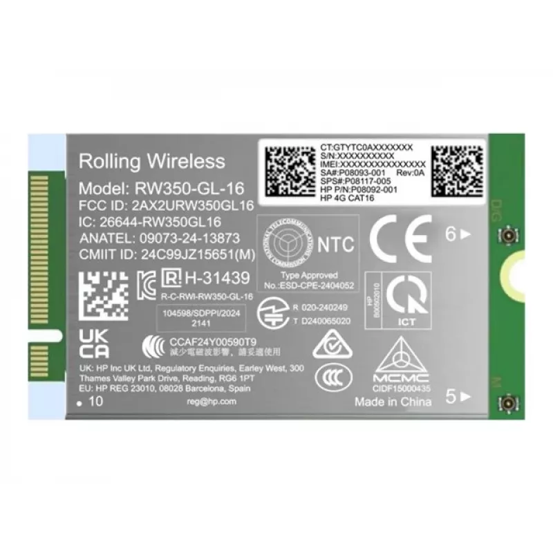 HP 4G LTE-Advanced Pro Cat16 WWAN modulis B8BD2AA