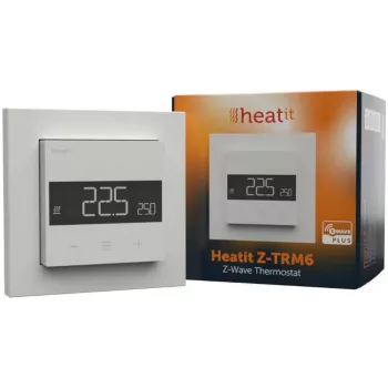 Termostatas Heatit Z-TRM6 Baltas RAL 9003 Z-Wave 3600W 16A 868.4 MHz