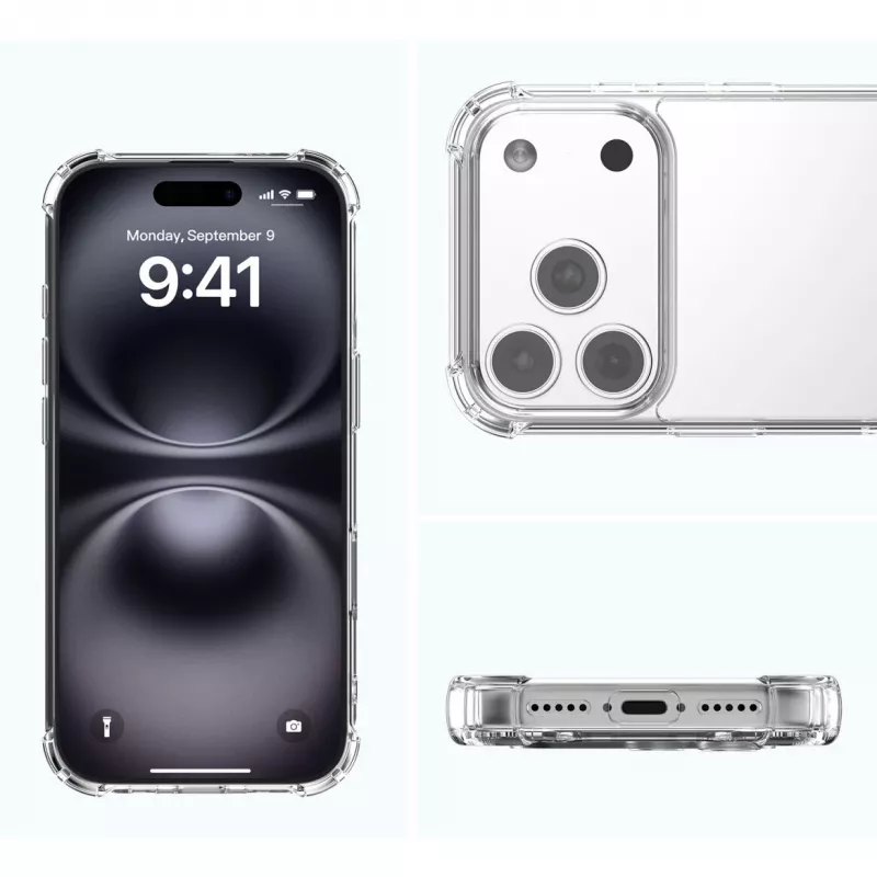 4smarts Ibiza Border Case Apple iPhone 17 Pro Max 17,5 cm permatomas