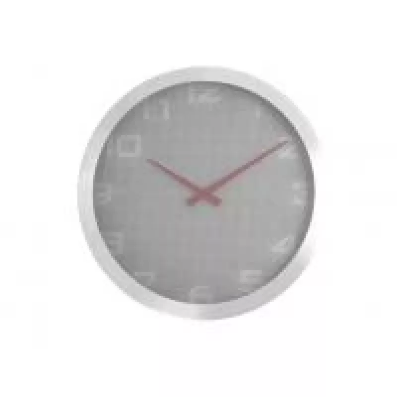 NeXtime klok 3019 Dots, Ø35 cm, sieninis, pilkas
