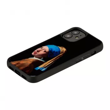 iKins apsauginis dėklas Apple iPhone 12 mini – Mergina su perlų auskaru