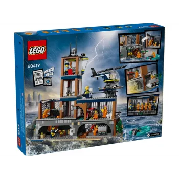 LEGO City Policijos nuovada Kalėjimo sala 60419 – 980 dalių, 7 minifigūrėlės