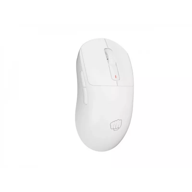 Belaidė pelė Fury Tanto T4 – 12000 DPI, balta, programuojami mygtukai, ergonomiška