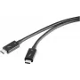 Renkforce Thunderbolt™ 4 kabelis, USB-C® (vyriškas) – USB-C® (vyriškas), 0,80 m, juodas, dvigubai ekranuotas, RF-5235980