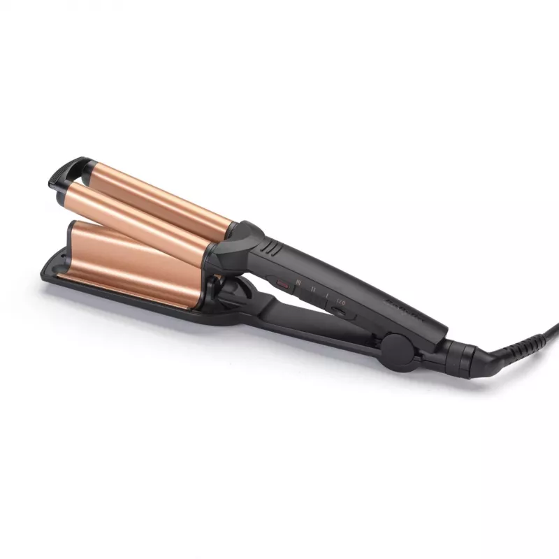 BaByliss Deep Waves garbanojimo lygintuvas, šiltai juodas, oranžinis, 98.4 cm (2.5 m)