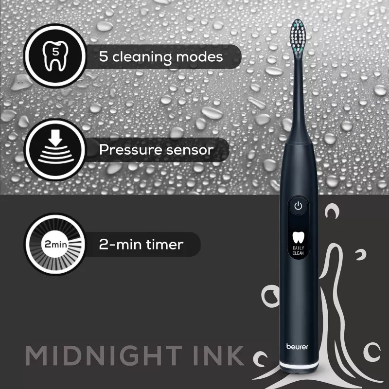 Elektrinis soninis dantų šepetėlis Beurer Midnight Ink tamsiai mėlynas