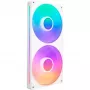 Ventiliatorių blokas NZXT RF-U28HF-W1 140mm 2000 RPM 98.61 CFM baltas