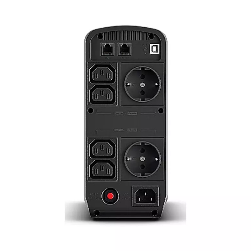 Nepertraukiamo maitinimo šaltinis CyberPower CP900EIPFCLCD, linijinis-interaktyvus, 0,9 kVA / 540 W, 6 lizdų