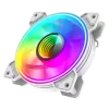 Gamemax Dual Ring Infinity korpuso ventiliatorius baltas