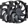 Noctua NF-A14x25r G2 PWM Sx2-PP chromax.black 140mm dviejų ventiliatorių rinkinys