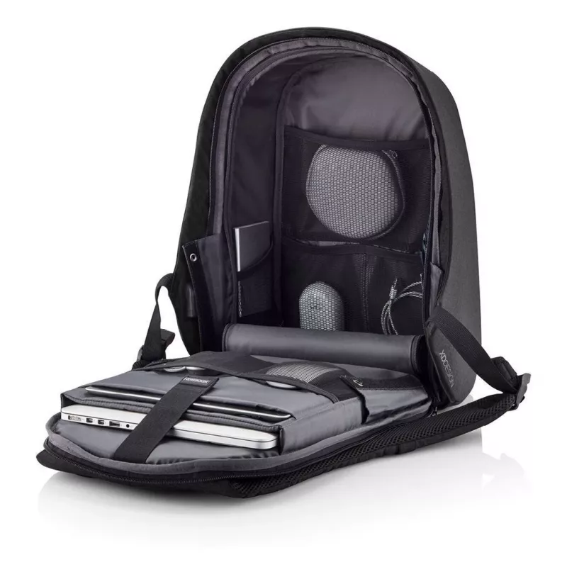 Antivagis kuprinė XDDESIGN Bobby Hero Small, 11,5 L, planšetei iki 12,9 col., PET/polietileno putos, juoda
