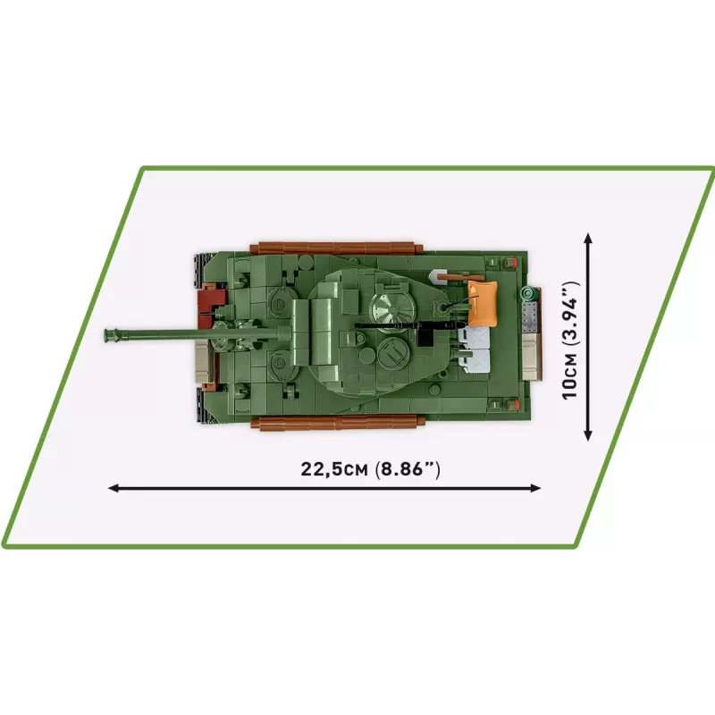 Konstruktorius Sherman M4A2E8, 865 kaladėlių