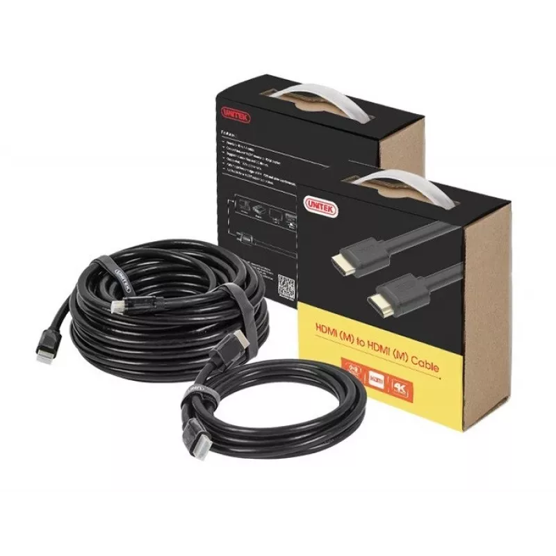 UNITEK Y-C137M HDMI laidas 1,5 m HDMI A tipo (Standartinis) Juoda
