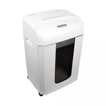 Popieriaus smulkintuvas Olympia MC 615.2 — mikro pjūvis P-5, 22 cm padavimas, 15 lapų talpa, 65 dB, baltas