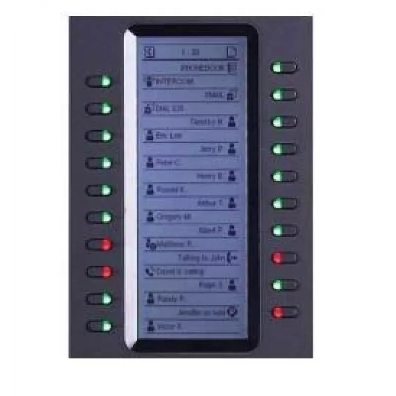 Grandstream Networks GXP2200EXT IP papildymo modulis, juodas, 20 mygtukų