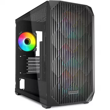 Sharkoon MK3 RGB Micro Tower Black