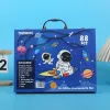 Piešimo ir tapybos rinkinys Extralink Blue Astronaut – 88 dalys (dažai, teptukai, aksesuarai)