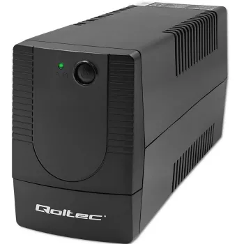 Qoltec 53772 nepertraukiamo maitinimo šaltinis (UPS) Line-Interactive 0.65 kVA 360 W 1 AC lizdas