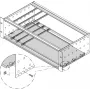 SCHROFF MONTAVIMO PLOKŠTĖ 160D 84HP