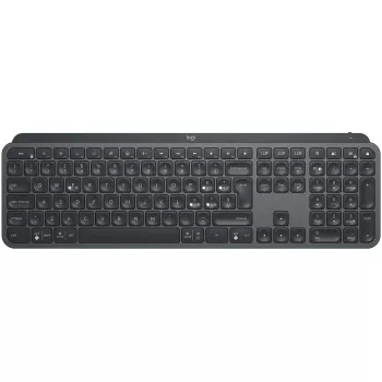 Logitech MX Keys for Business belaidė klaviatūra RF Wireless + Bluetooth itališka grafito spalva (920-010247)