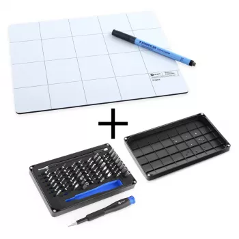iFixit Mako 64 bitų atsuktuvų rinkinys + Pro magnetinis projektų kilimėlis