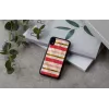 iKins dėklas iPhone XR — trumpas pyrago dizainas, juodas