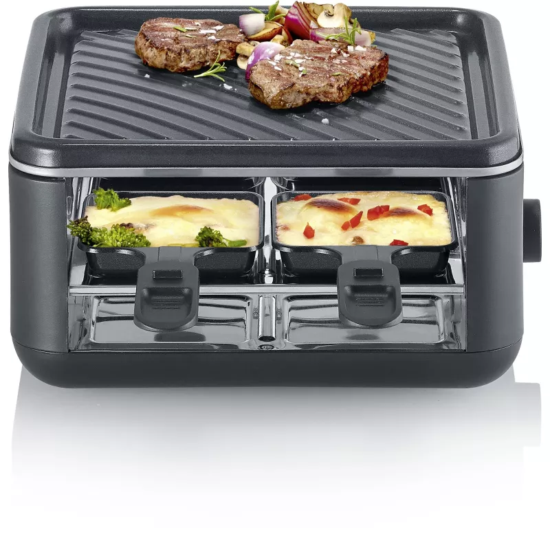 Severin RG 2360 raclette grilis 4 asmenims 800 W juodas