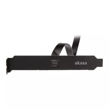 USB laidas Akasa AK-CBUB37-50BK 0,5 m USB 3.2 Gen 2 juodas