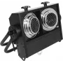 Halogeninis aklintojas EUROLITE Audience Blinder 2 x PAR-36, juodas, 2 lempos