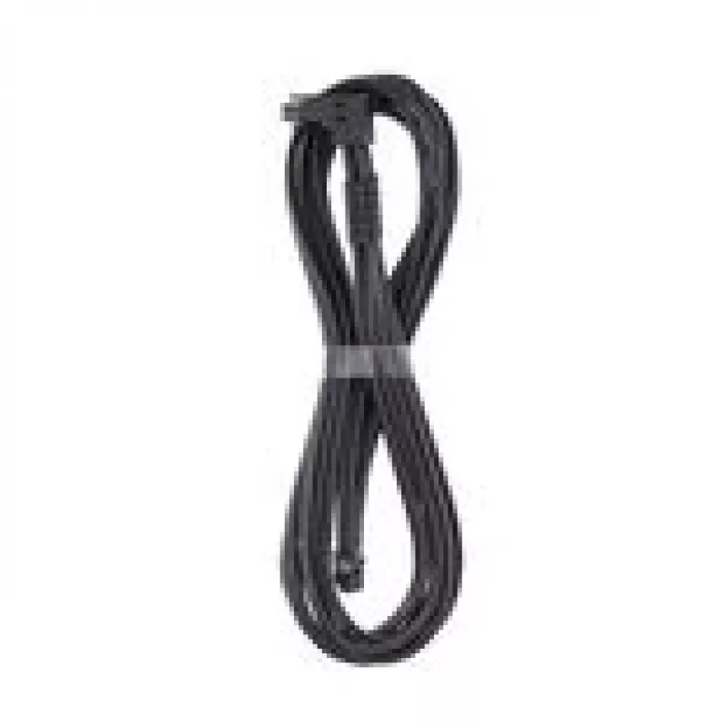 CableMod ModMesh 12V-2x6 PCIe kabelis Corsair Type 5 RMx Shift maitinimo šaltiniams, 90° jungtis, anglies spalva, 65 cm
