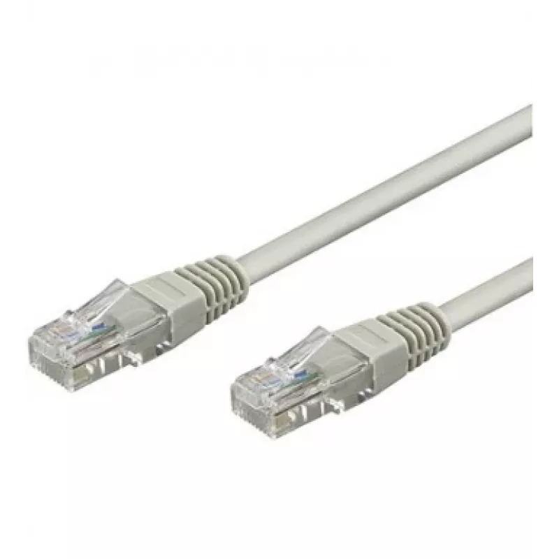 Wentronic Goobay CAT 6 jungiamasis laidas, U/UTP, pilkas, 5 m - CCA variu dengtas aliuminis (68419)