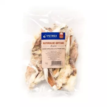 PETMEX kramtukas šunims Triušio ausis su kailiu 100g