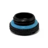 XSPC Plug V2 G1/4 colio Ag - 10 vnt., juodas matinis