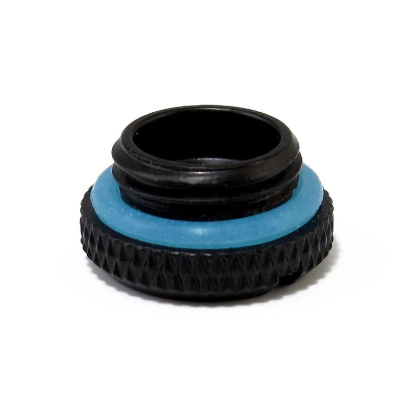 XSPC Plug V2 G1/4 colio Ag - 10 vnt., juodas matinis