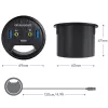 USB centrinis įrenginys (hub) GRAUGEAR G-THUB-AU-60 USB 3.2 Gen 1 Type-A juodas