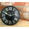 NeXtime 5187zw London sieninis laikrodis, Ø16 cm, juodas/baltas