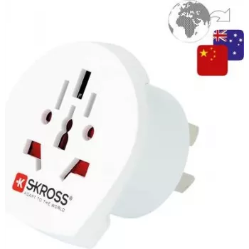 Skross 1.500222-E kelioninis adapteris CA W į AUS/KINIJA (1.500222-E)