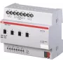 ABB SD/S4.16.1 – 4 kanalų perjungimo / reguliavimo pavara – sidabrinė – EN 50 090-2-2 – DC 21–30 V (2CDG110080R0011)