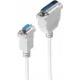 Serijinis kabelis ShiverPeaks BS78065-5 pilkas 5m DB-9 DB-25