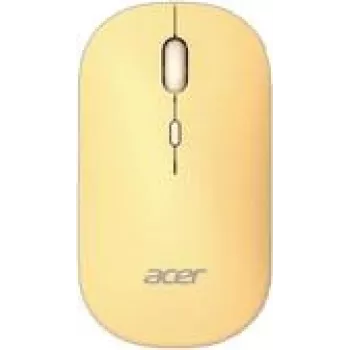Pelė Acer AMR130 Ambidextrinė RF belaidė + Bluetooth 1600 DPI, 4 mygtukai, geltona