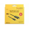 Vaizdo kabelio adapteris DeLOCK 85259 USB Type-C į HDMI 2m Juoda
