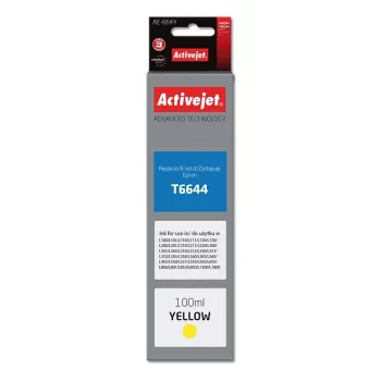 Activejet AE-664Y rašalas (Epson T6644 atitikmuo; Supreme; 100 ml; geltona)